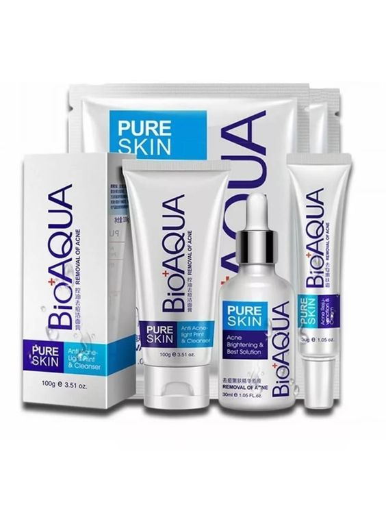 KIT BIOAQUA ANTI-ACNÉ COREANO